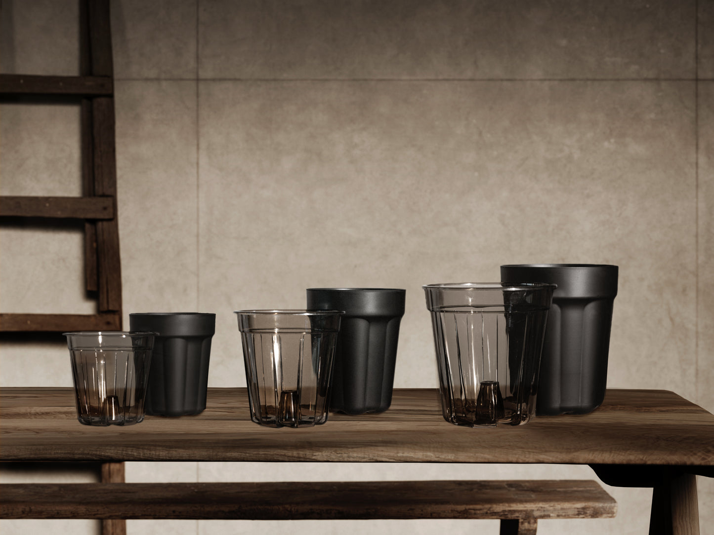 Black Pot Set Size 1